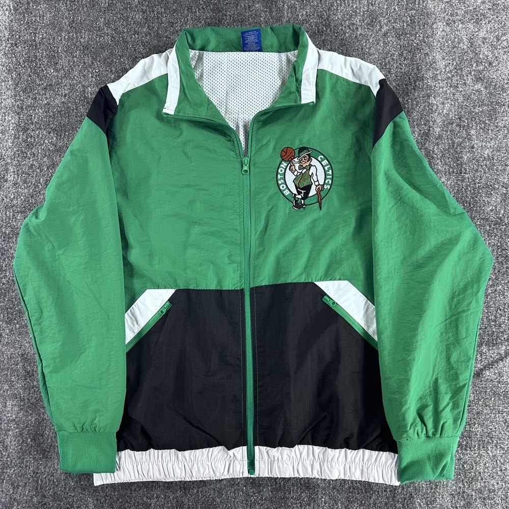 NBA Ultra Game Boston Celtics Full Zip Main Stay Mesh Jacket - Men's M - New